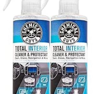 Chemical Guys Total Interior Cleaner & Protectant - All-in-One Car Detailing Spray (16 Fl Oz, Pack of 2)