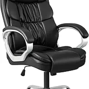 Homall High Back Executive Office Chair with Lumbar Support - Ergonomic PU Leather Desk Chair