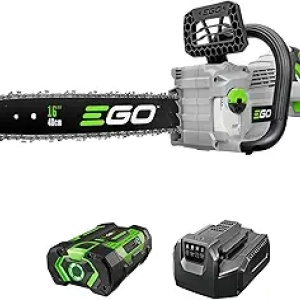 EGO POWER+ 16" Cordless Chainsaw - 56V Battery Powered, 40CC Equivalent