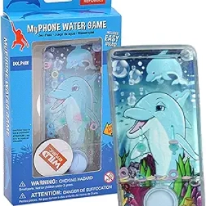Dolphin Water Game Phone Toy for Kids | Hand-Held Water Ring Game