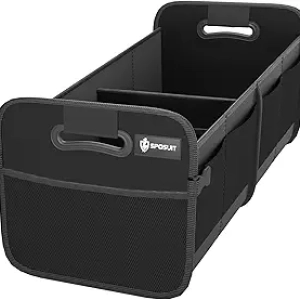70L Collapsible Car Trunk Organizer - SUV Storage with 11 Pockets & Reinforced Handles