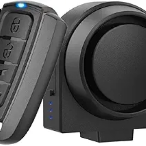 115dB Wireless Bike Alarm with Remote Control - Motion Sensor Anti-Theft System