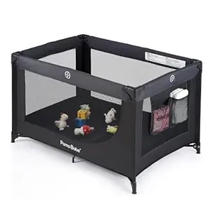 Pamo Babe Portable Crib Playpen - Lightweight Travel Baby Playpen with Mattress