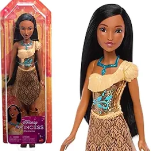 Disney Princess Pocahontas Posable Doll with Sparkling Outfit & Accessories