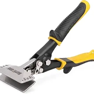 3 Inch Sheet Metal Hand Seamer - Heavy Duty HVAC Bender Tool with Precision Depth Marking