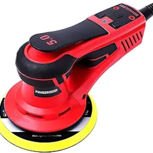 Electric Random Orbital Sander 350W Brushless Motor - Variable Speed 10000 RPM