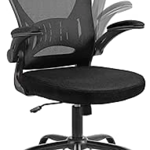 Ergonomic Mesh Office Chair with Lumbar Support & Flip-up Arms