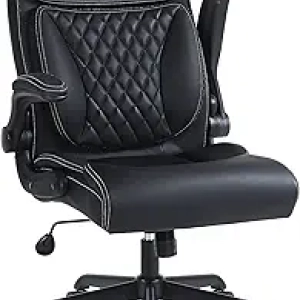 Youhauchair Executive Office Chair - Ergonomic PU Leather Computer Desk Chair with Lumbar Support