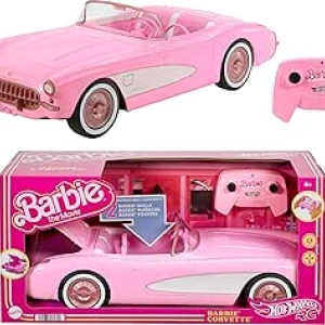 Barbie Hot Wheels RC Corvette Remote Control Car - Official Movie Replica