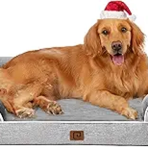 EHEYCIGA Orthopedic Dog Bed for Extra Large Dogs 44x32 - Memory Foam XL Pet Couch