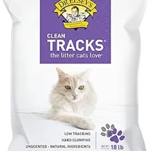 Dr. Elsey's Clean Tracks 18 lb Clumping Clay Cat Litter - Low Dust & Tracking