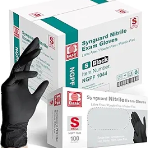Black Nitrile Exam Gloves 5 Mil - Latex-Free Powder-Free Disposable Gloves (Case of 1,000)