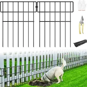 No Dig Animal Barrier Fence 25 Panels - Stop Dogs & Rabbits Digging