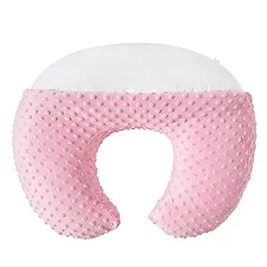 Premium Nursing Pillow for Breastfeeding with Removable Minky Cover