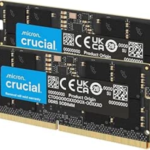 Crucial 32GB DDR5 RAM Kit 5600MHz Laptop Memory - Intel & AMD Compatible