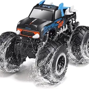 Waterproof RC Monster Truck 1:16 - 4WD All-Terrain Remote Control Car for Kids