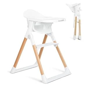 Munchkin Float Foldable Baby High Chair - Easy Storage & Assembly