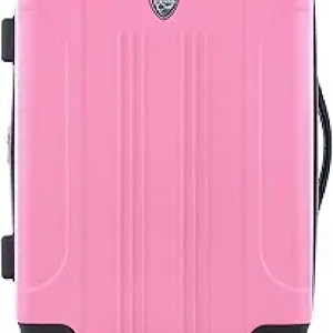 Travelers Club Chicago 20" Hot Pink Hardside Expandable Spinner Carry-On Luggage