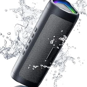 Portable Bluetooth Speaker IPX5 Waterproof, 20H Battery, BT5.3 - HD Wireless Speaker for Outdoor, Party & Beach