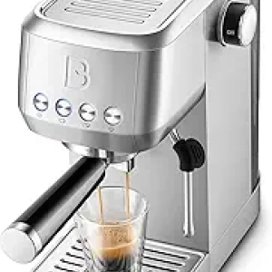 CASABREWS 3700 20 Bar Espresso Machine - Professional Cappuccino & Latte Maker with Steam Frother