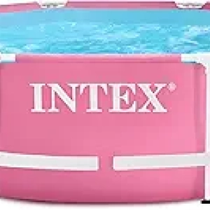 Intex 28290EH 8ft Pink Above Ground Pool - Easy Setup & Durable Frame