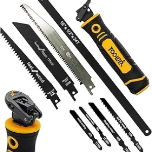 8-in-1 Multi-Blade Hand Saw Kit | Drywall, Wood & Metal Cutter with Quick Change