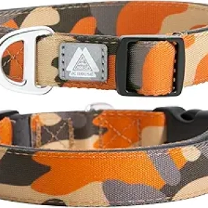 Soft Padded Dog Collar 12-20" | Reflective Heavy Duty Collar for Medium & Large Dogs