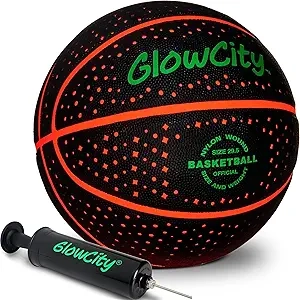 Glow in The Dark Basketball - LED Light Up Ball for Kids & Adults