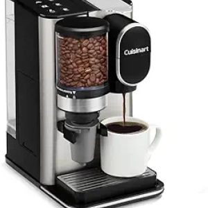 Cuisinart Single-Serve Coffee Maker with Built-In Grinder | Pod & Ground Bean Compatible