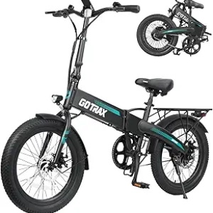 GOTRAX 20" Folding Electric Bike - 40 Miles Range, 500W Peak Power, 20mph