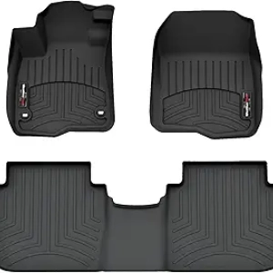WeatherTech Custom Fit FloorLiners for Honda CR-V 2023-2026 | 1st & 2nd Row Black