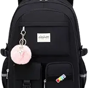Large Student Laptop Backpack for Women & Girls | Water-Resistant College Bookbag