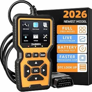 ZMOON ZM201 Professional OBD2 Scanner - Advanced Diagnostic Tool with 35,901 DTC Codes
