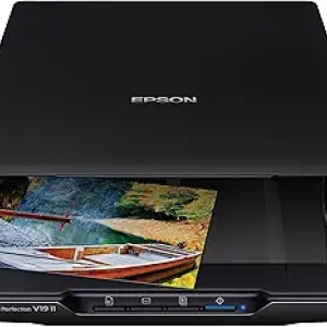 Epson Perfection V19 II Scanner - 4800 DPI Photo & Document Flatbed Scanner