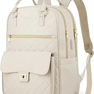 Girls Laptop Backpack 15.6 Inch with USB Charging Port - Large Capacity School Bag