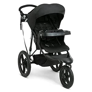 Delta Children Apollo Jogging Stroller | Shock Absorbing, Car Seat Compatible