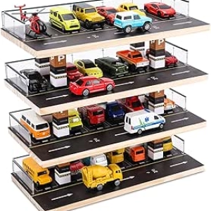 Hot Wheels Display Case - 4 Level Parking Garage for 1/64 Scale Diecast Cars
