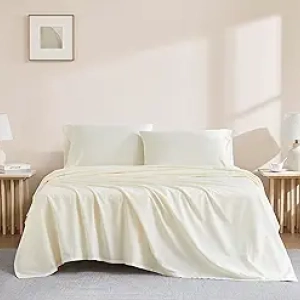 Organic Cotton Twin XL Sheets 3 Piece Set | 100% Certified Percale Bedding