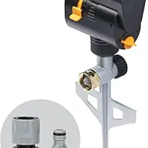 Melnor MiniMax Turbo Oscillating Sprinkler - 4000 sq ft Coverage, 4-Way Adjustable
