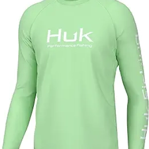 HUK Men's Pursuit Vented Long Sleeve Fishing Shirt - +30 UPF Sun Protection