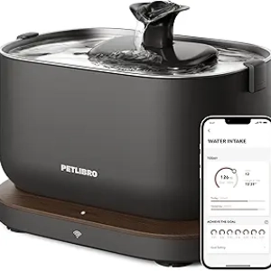Smart Cat Water Fountain with App Monitoring | WiFi Pet Hydration Tracker