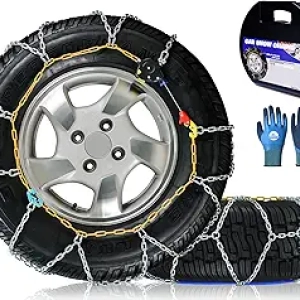 1-Minute Auto-Fixing Snow Chains for Cars & SUVs | Universal Tire Traction Chains
