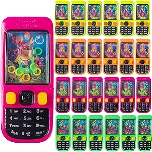 24 Pack Handheld Water Ring Games for Kids - Party Favors & Classroom Prizes