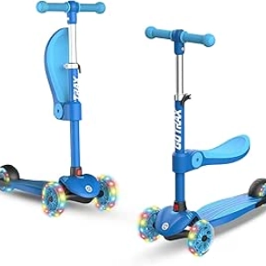 Gotrax KS3 Kids Kick Scooter with LED Wheels - Ages 2-8, 100 Lbs Capacity