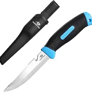 Mossy Oak 4" Fish Fillet Knife - Razor Sharp 5Cr15MoV Stainless Steel with Sheath