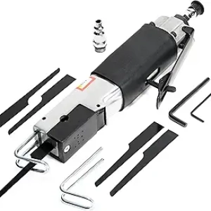 Pneumatic Air Reciprocating Saw Kit - Metal Cutting Power Tool with 6 Blades