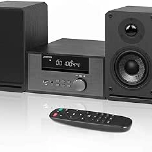 100W Hi-Fi CD Stereo Shelf System with Bluetooth 5.3 & FM Radio