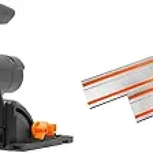 WEN 7.25-Inch Track Saw CT1274 with 110-Inch Guide Rail Bundle