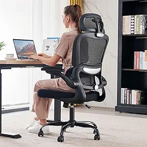 TRALT Ergonomic Office Chair 330 LBS - Mesh Gaming Desk Chair with Lumbar Support