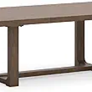 Cabalynn Farmhouse Dining Extension Table with Leaf | Light Brown